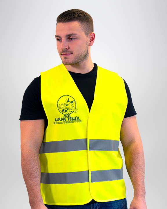 Fluoreszierende Weste Fluoflash Hi-vis safety jacket 2H