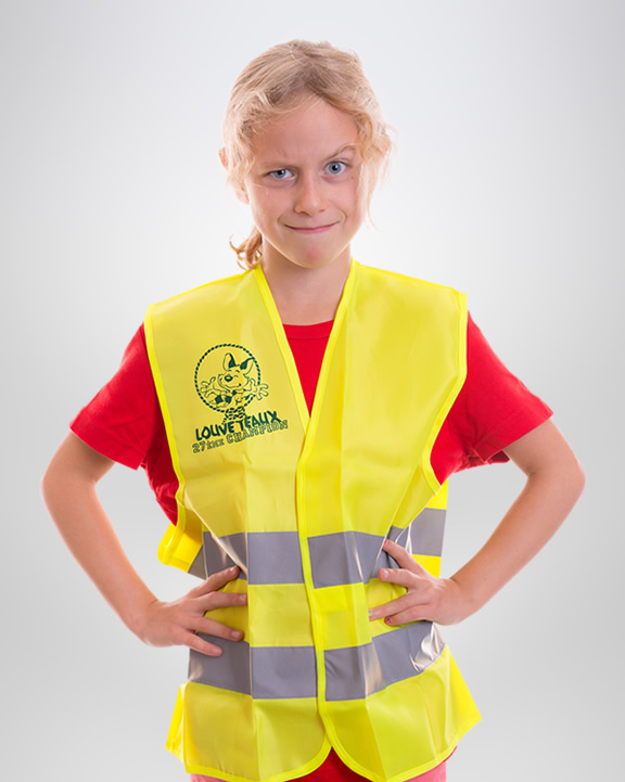 Fluoreszierende Weste Fluoflash Hi-vis safety jacket 2H